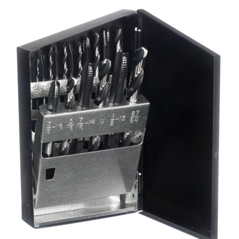18 PIECE TAP & DRILL SET SPIRAL TIP
