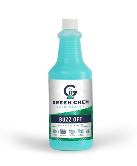 BUZZ OFF <br>(Grease Trap Cleaner & Drain Odor Eliminator)</br>