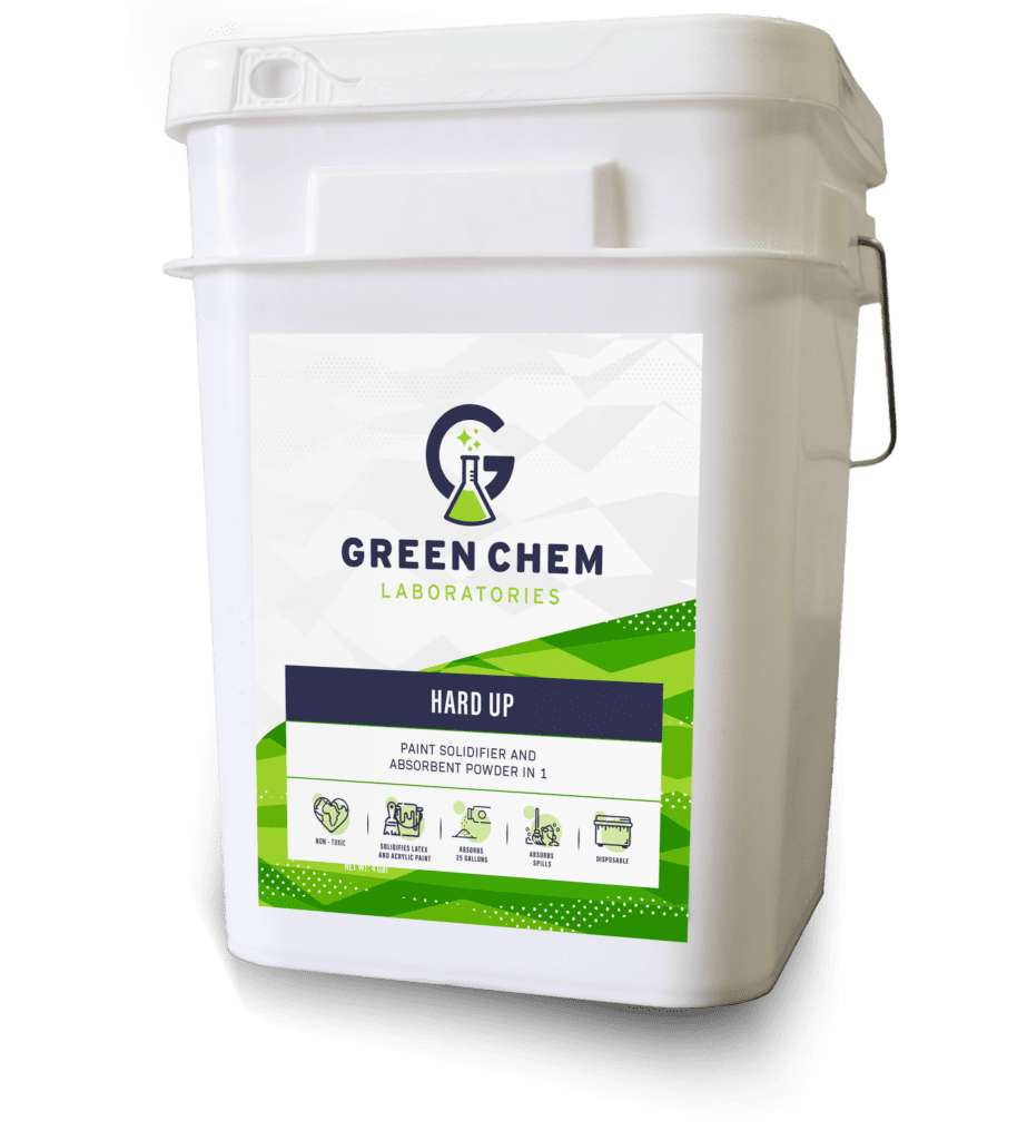 Hard Up Paint Solidifier & Absorbent Powder Green Chem Labs