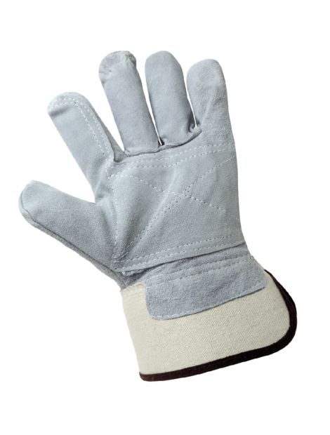 SPLIT COWHIDE DOUBLE PALM GLOVES - Image 3