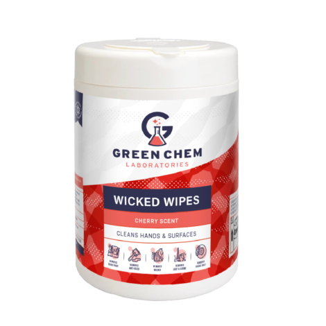 WICKED WIPES<span>®</span>  <br>(Cherry Scented Hand & Surface Wipes)<br>