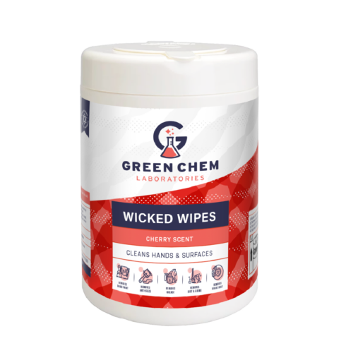 WICKED WIPES<span>®</span>  <br>(Cherry Scented Hand & Surface Wipes)<br>